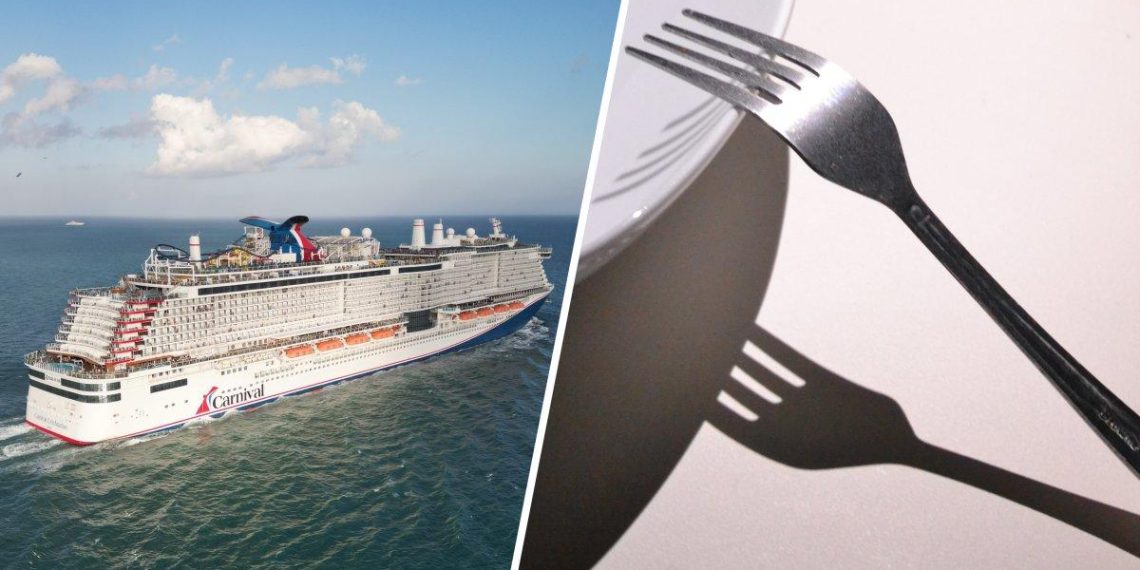Carnival Cruise Line répond au viral du tenedor sur un bateau de croisière et relance la polémique