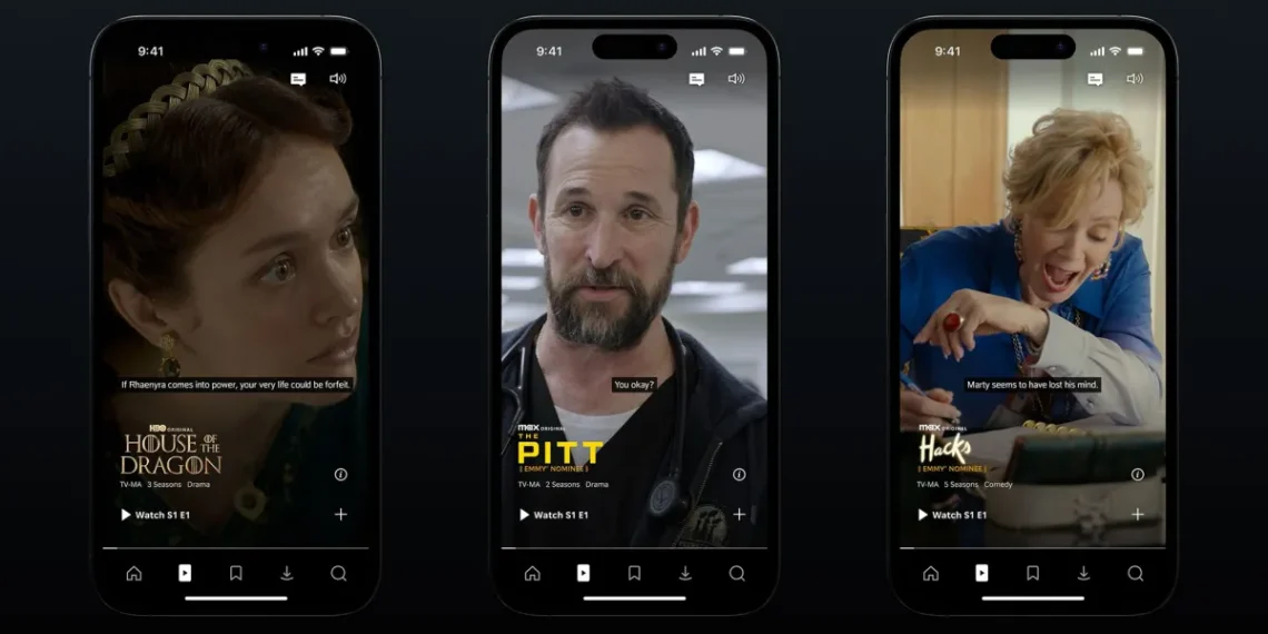 HBO Max teste des shorts vidéo verticaux sur iPhone pour séduire de nouveaux utilisateurs