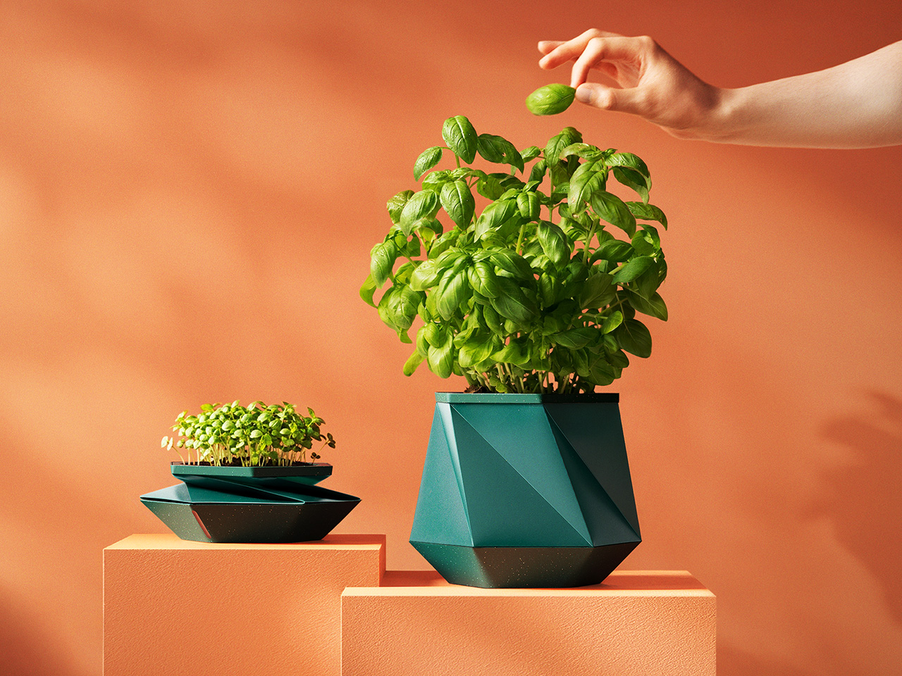 Ce pot en origami résout enfin les 2 problèmes qui tuent le plus les plantes d’intérieur - plare. Pot d’origami auto-arrosant extensible : la solution pour rempoter moins et accompagner la croissance des plantes