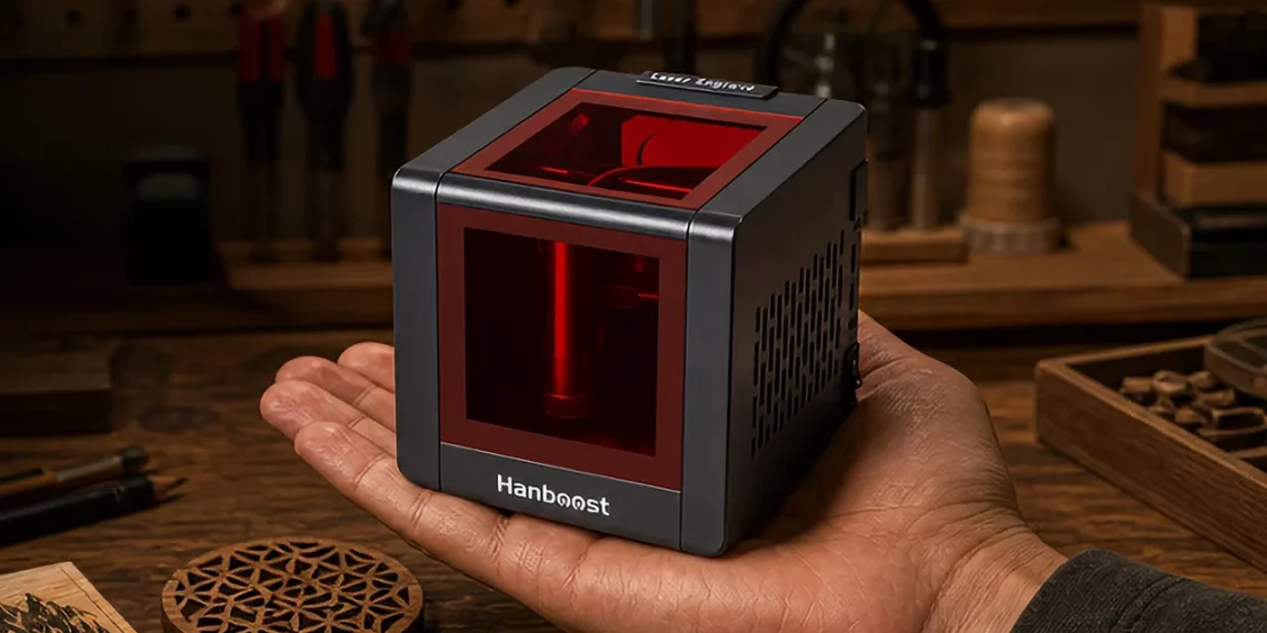 Un graveur laser compact pour atelier qui tient dans un sac à dos - plare. Un graveur laser compact pour atelier qui tient dans un sac à dos