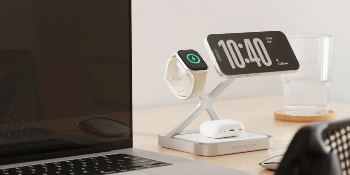 NOCO XGrid XDS3, le support de charge MagSafe idéal pour le mode StandBy à 114 € - plare. NOCO XGrid XDS3, le support de charge MagSafe idéal pour le mode StandBy à 114 €