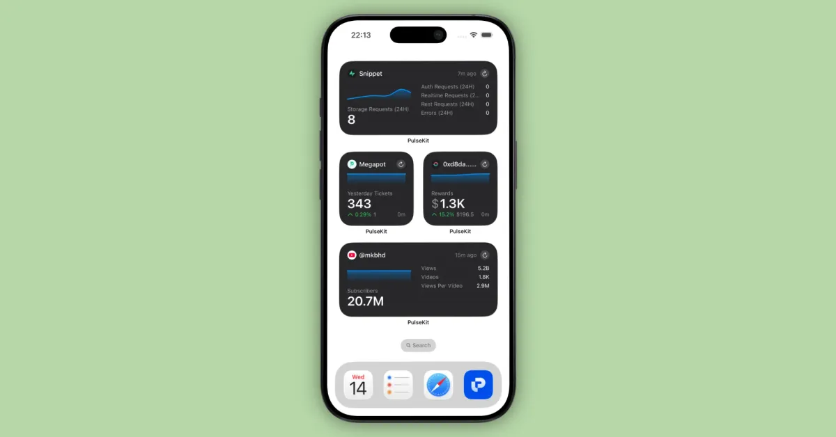 PulseKit sur iPhone : l’app analytics pour suivre facilement tous vos indicateurs clés