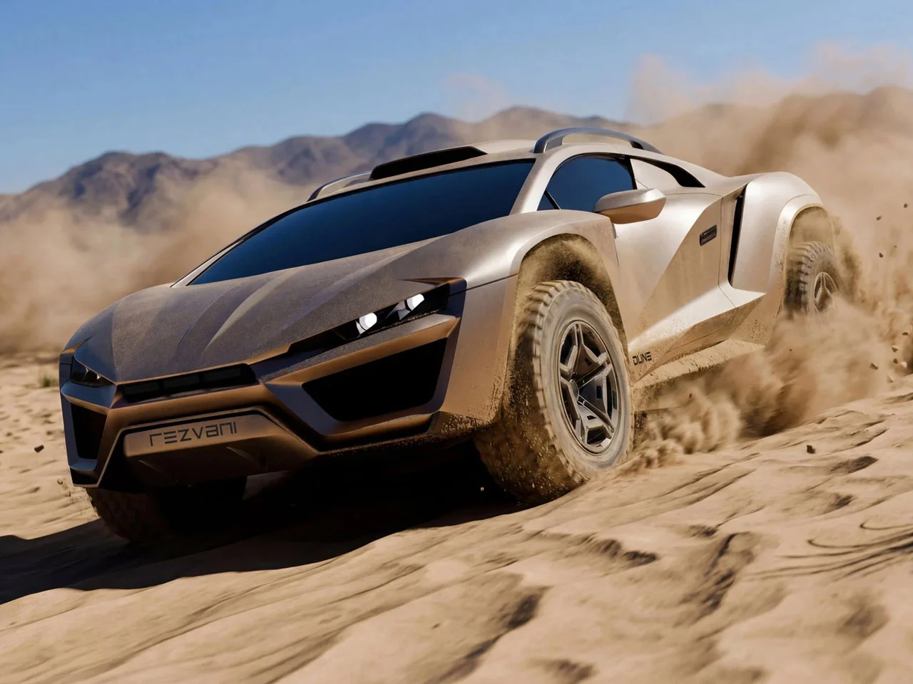 Rezvani Dune : le Lamborghini Huracan transformé en bête du désert survitaminée - plare. Rezvani Dune : le Lamborghini Huracan transformé en bête du désert survitaminée