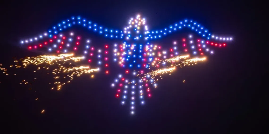 Spectacles de drones époustouflants à voir pendant le week-end de l’Independence Day