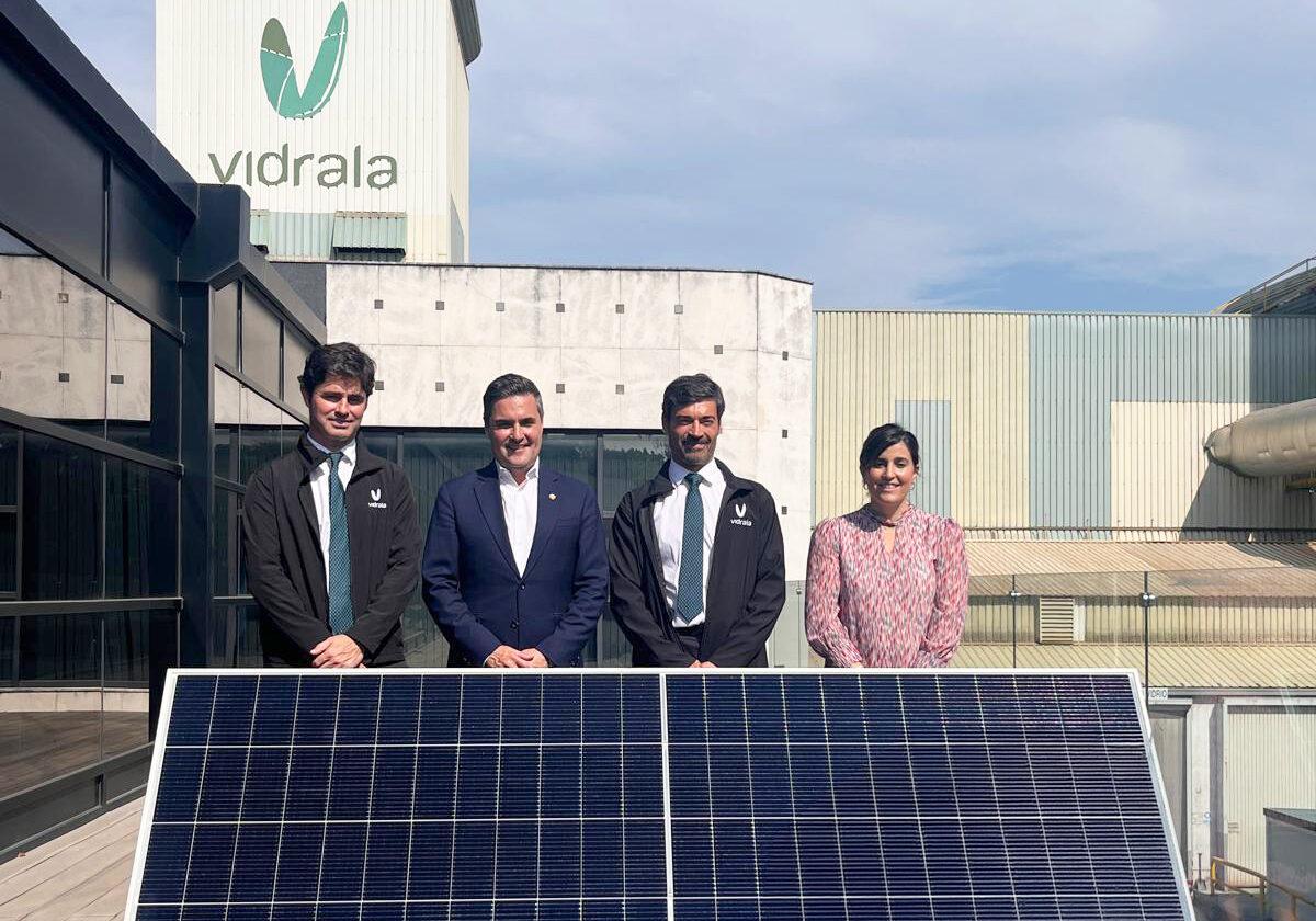 Vidrala lance à Llodio la plus grande centrale d’autoconsommation industrielle du Pays basque