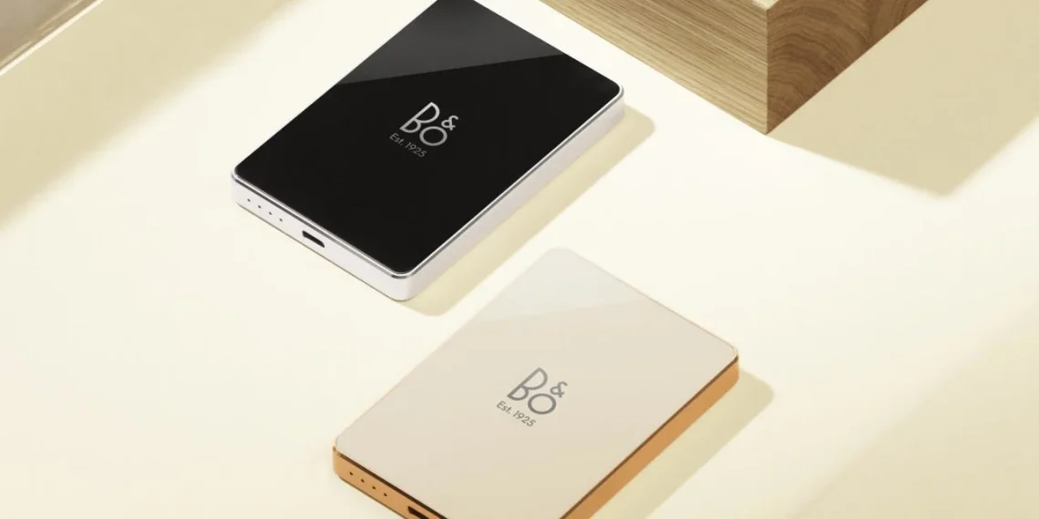 Bang & Olufsen signe une batterie externe design et premium qui attire le regard - plare. Bang & Olufsen signe une batterie externe design et premium qui attire le regard
