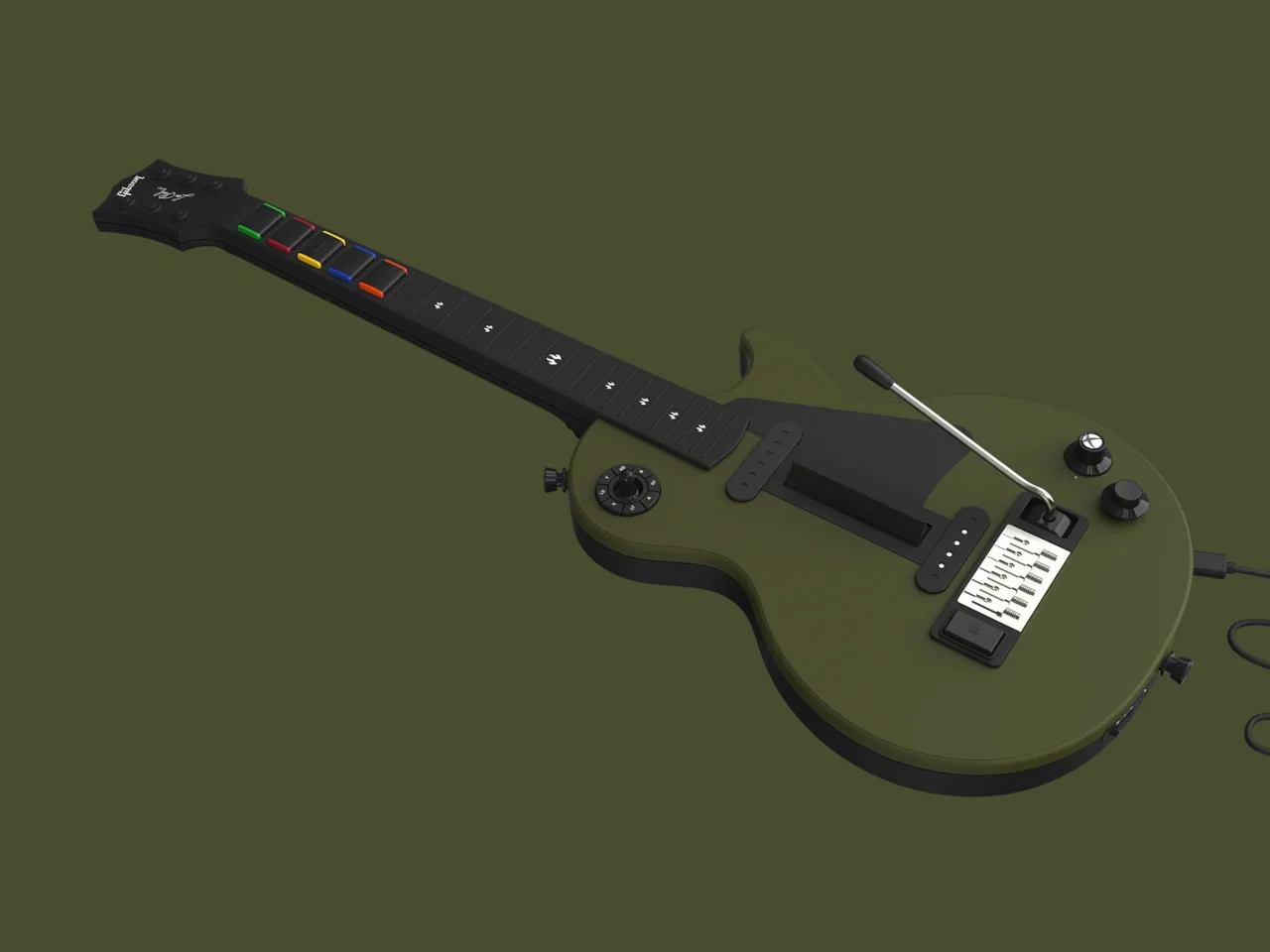 CRKD revisite la Gibson Les Paul avec une guitare gaming à 118 €