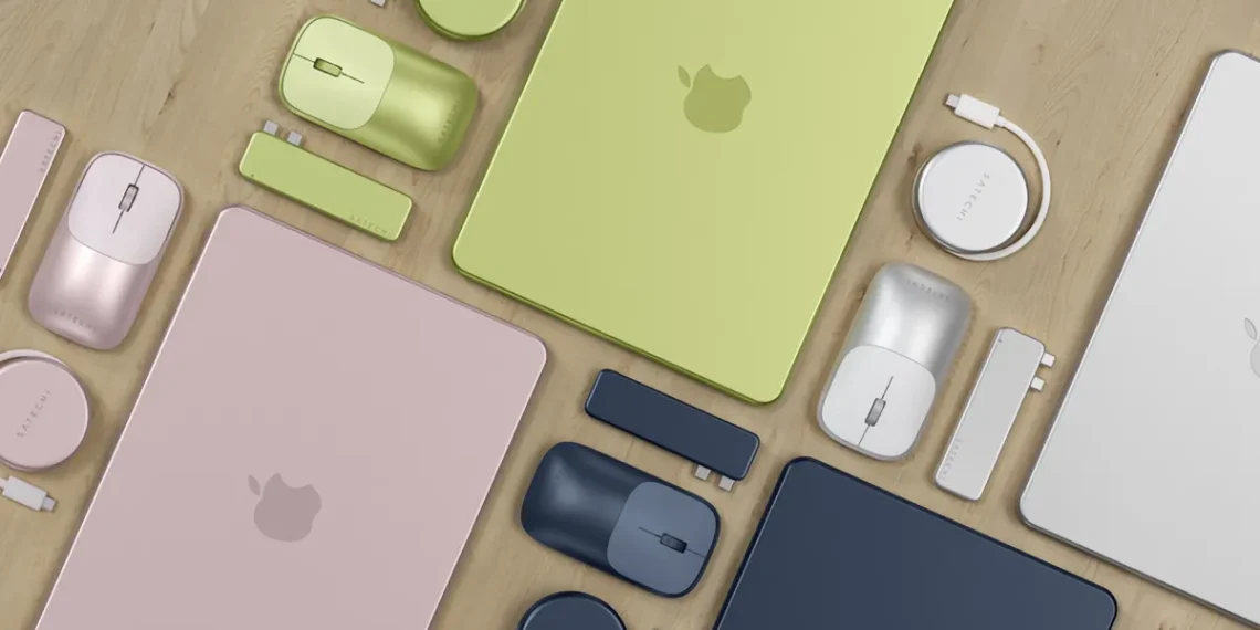 Les nouveaux accessoires MacBook Neo de Satechi assortis en couleur, prise en main et prix en euros - plare. Les nouveaux accessoires MacBook Neo de Satechi assortis en couleur, prise en main et prix en euros