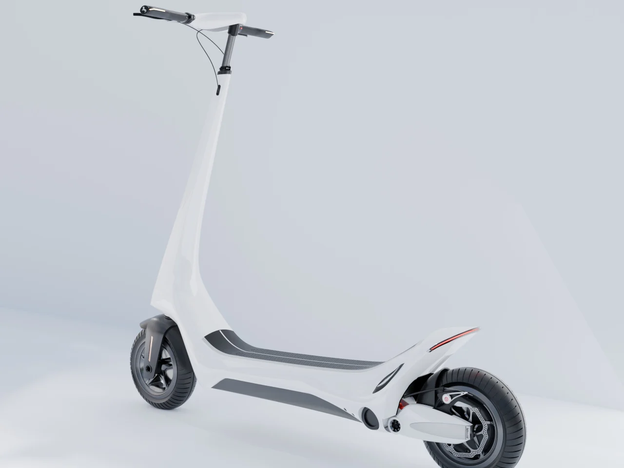 Ce concept de scooter électrique futuriste a plus sa place dans un salon automobile que sur une piste cyclable