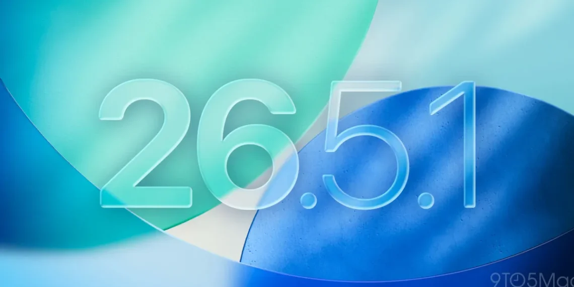 Apple cesse de signer iOS 26.5.1 après le déploiement d’un correctif de sécurité critique