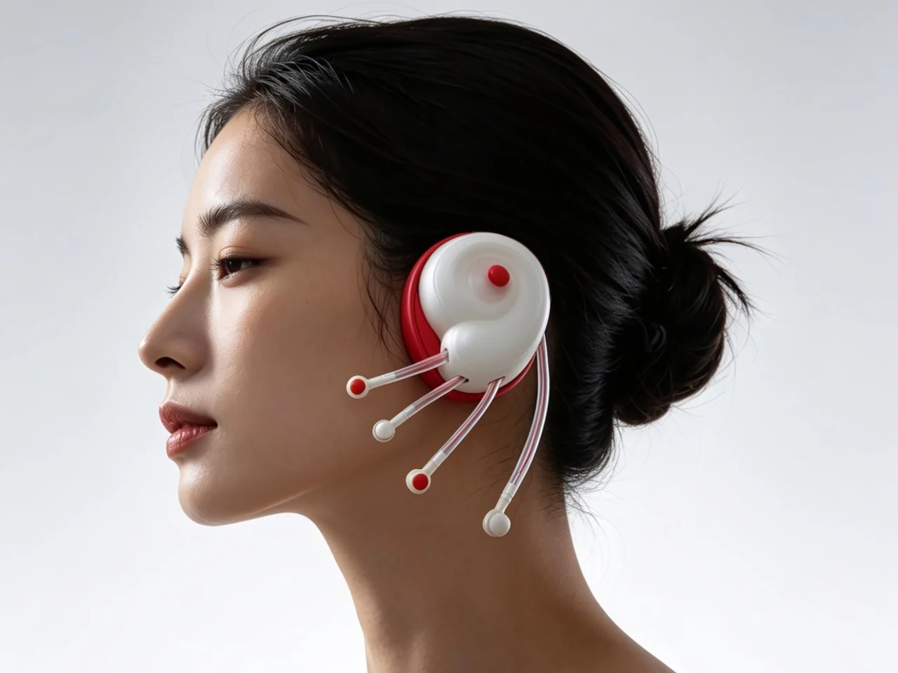 Écouteurs futuristes type Alien : la musique sur votre visage quand les oreilles n’entendent plus