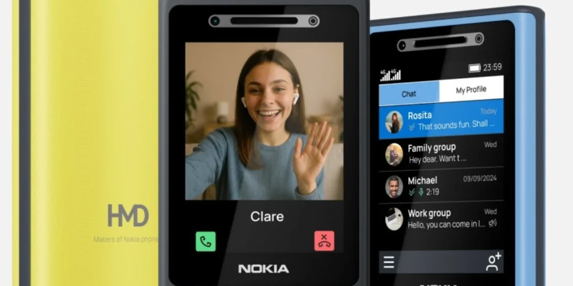Nokia lance 4 nouveaux téléphones à touches avec bouton IA et prix en euros