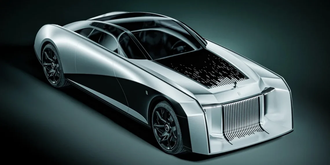 Rolls-Royce Firmament Concept : le capot devient une pluie de météores autour du Spirit of Ecstasy - plare. Rolls-Royce Firmament Concept : le capot devient une pluie de météores autour du Spirit of Ecstasy