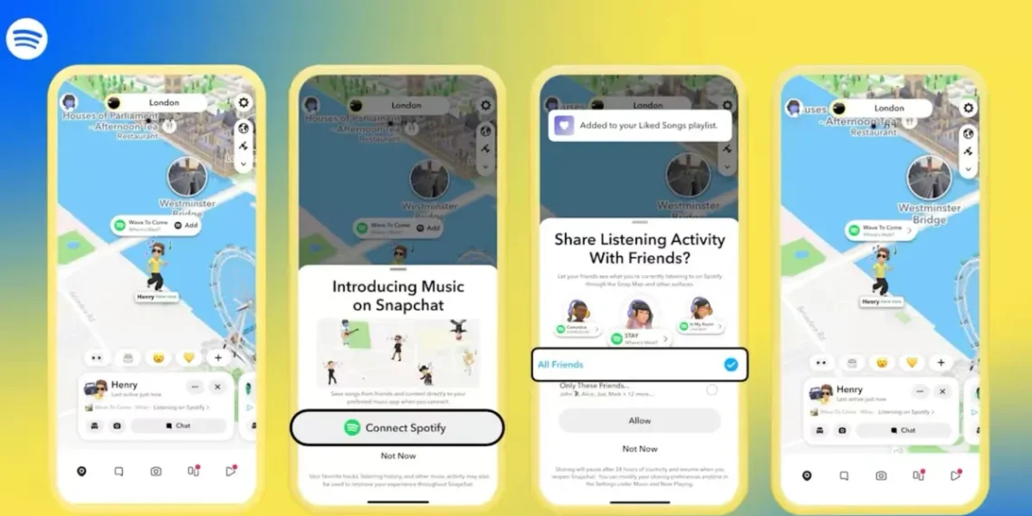 Snap Map se transforme en flux d’écoute Spotify en direct avec la nouvelle fonctionnalité Snapchat - plare. Snap Map se transforme en flux d’écoute Spotify en direct avec la nouvelle fonctionnalité Snapchat
