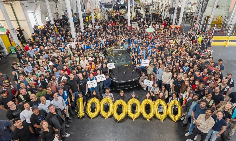 Tesla franchit le cap des 10 millions de voitures produites, un record pour le marché des véhicules électriques