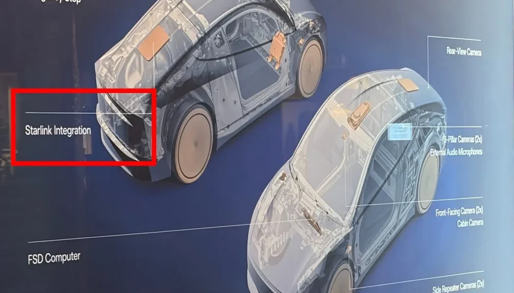 Tesla intègre Starlink à ce premier modèle de voiture électrique phare - plare. Tesla dévoile le premier modèle compatible Starlink avec intégration satellite embarquée