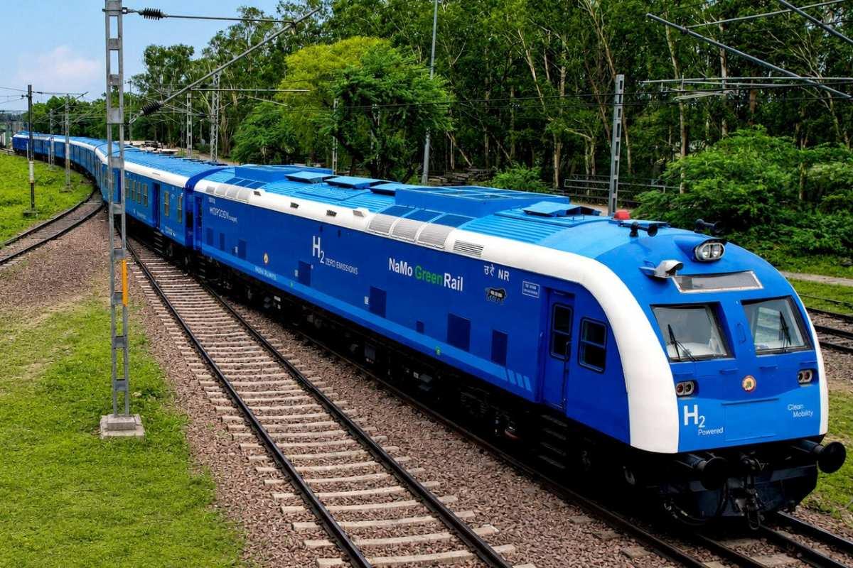 India lance son premier train de passagers à hydrogène, une avancée majeure pour la mobilité verte