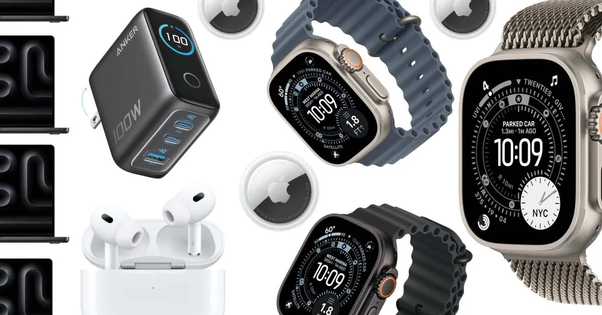 Apple Watch Ultra 3 à 88 € de réduction, AirPods, chargeurs Anker et autres bons plans Apple
