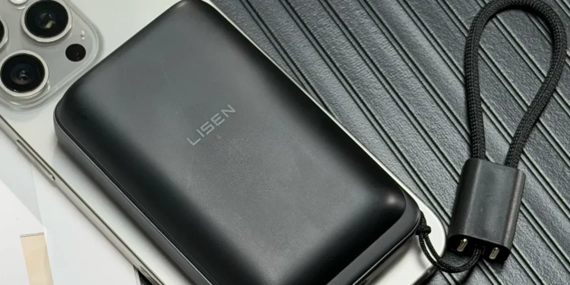 Test du LISEN Qi2.2 MagSafe battery : autonomie, charge magnétique et avis complet