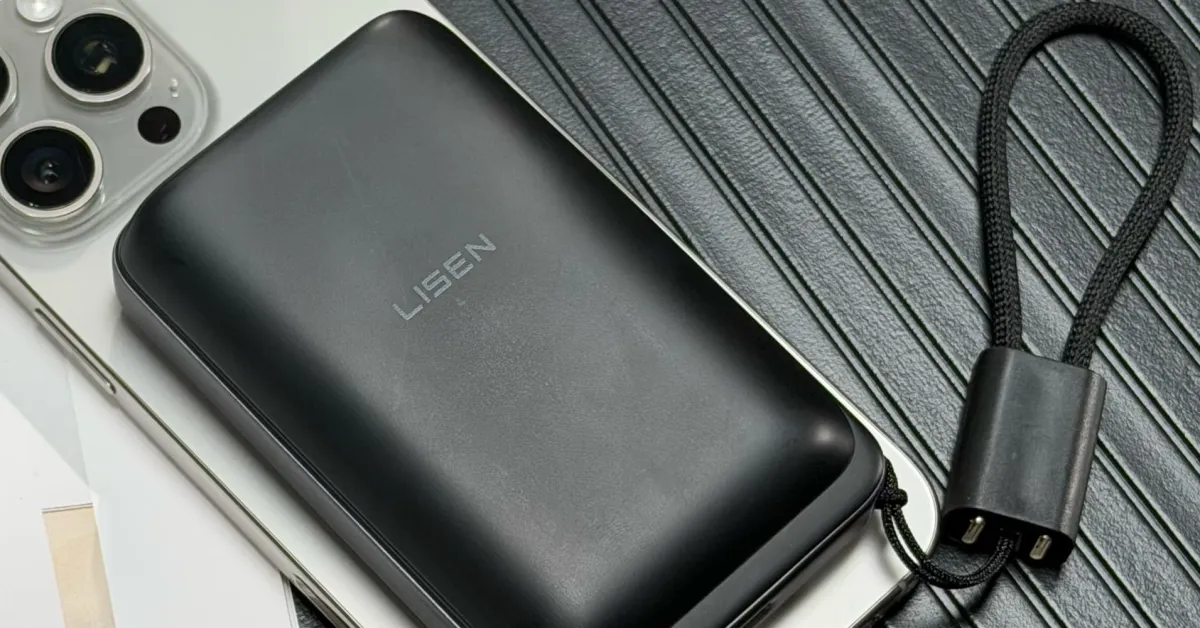 Test du LISEN Qi2.2 MagSafe battery : autonomie, charge magnétique et avis complet