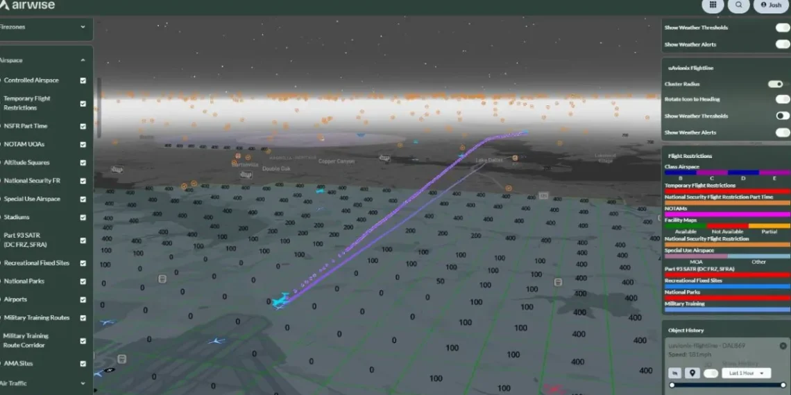 Suivi des avions en temps réel sur la plateforme de drones Airwise : une avancée clé pour la gestion du trafic aérien - plare. Suivi des avions en temps réel sur la plateforme de drones Airwise : une avancée clé pour la gestion du trafic aérien