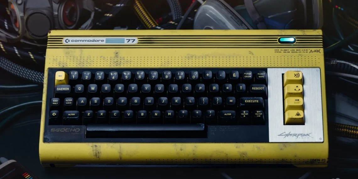 Cyberpunk 2077 s’offre une collab Commodore aussi absurde qu’évidente - plare. Cyberpunk 2077 s’offre une collab Commodore aussi absurde qu’évidente