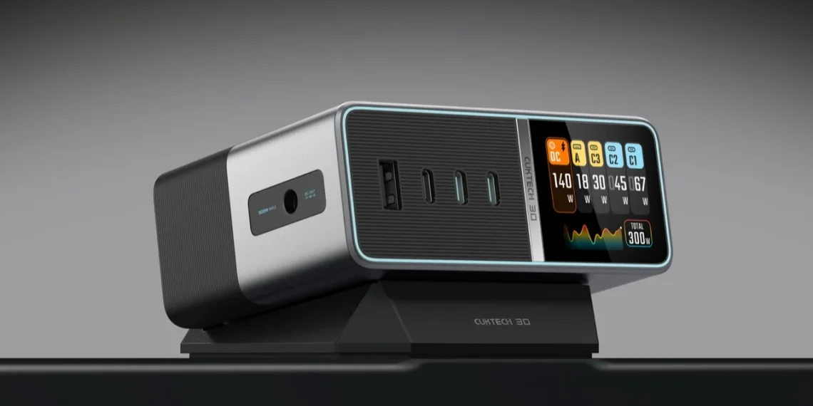 Le chargeur de bureau CUKTECH 300W veut remplacer tous vos chargeurs secteur