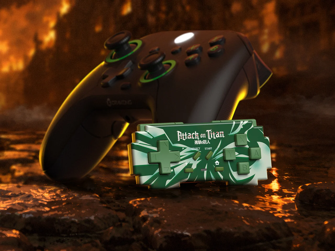 La blind box Attack on Titan cache une manette à 22 € totalement inattendue
