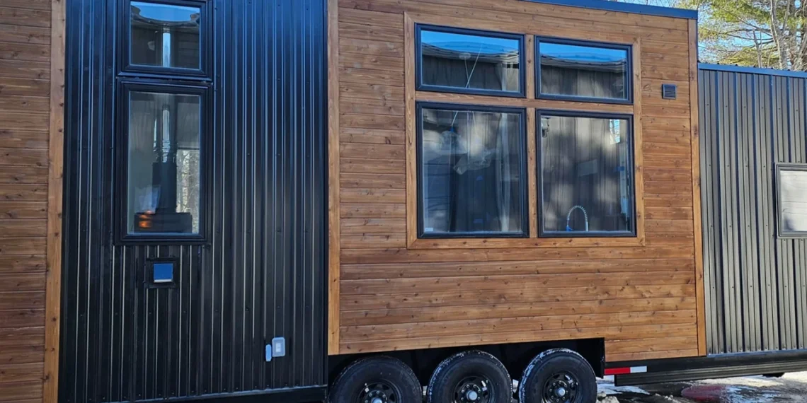 Tiny house de 38 pieds de large : ce mini-logement au prix converti en euros ressemble plus à un appartement qu’à une maison sur roues - plare. Tiny house de 38 pieds de large : ce mini-logement au prix converti en euros ressemble plus à un appartement qu’à une maison sur roues