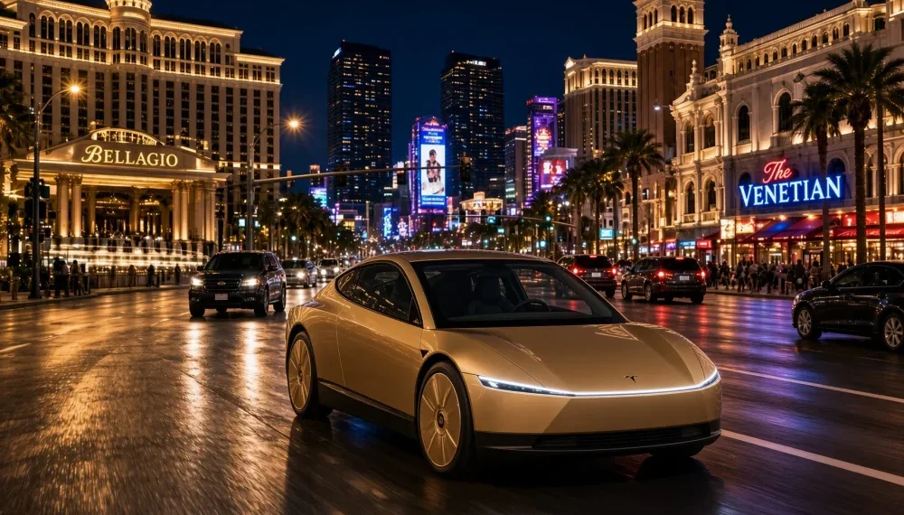Tesla Robotaxi franchit un cap au Nevada avec une mise à niveau majeure - plare. Génère un nouveau titre SEO légèrement accrocheur à partir de Tesla finally got its Nevada Robotaxi Permit but with a few catches hard to miss, en intégrant des mots-clés pertinents. Ne commence pas par « découvrir » ou un mot proche. Utilise une seule majuscule par phrase, sauf pour les noms propres et les entités nommés. Assure-toi que la première lettre du titre est toujours en majuscule. Ne pas ajouter de date si le titre d’origine n’en contient pas. Convertis les prix en dollars en euros en utilisant un taux de change actuel. donne uniquement le titre