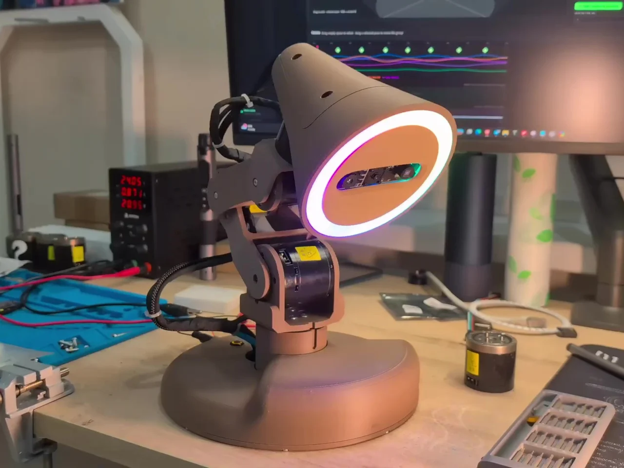 Watti, la lampe de bureau robotisée qui anticipe vos besoins en lumière - plare. Watti, la lampe de bureau robotisée qui anticipe vos besoins en lumière