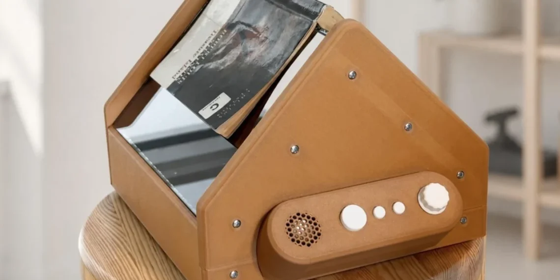 Ce scanner DIY transforme n’importe quel livre imprimé en audiobook sans écran à petit prix