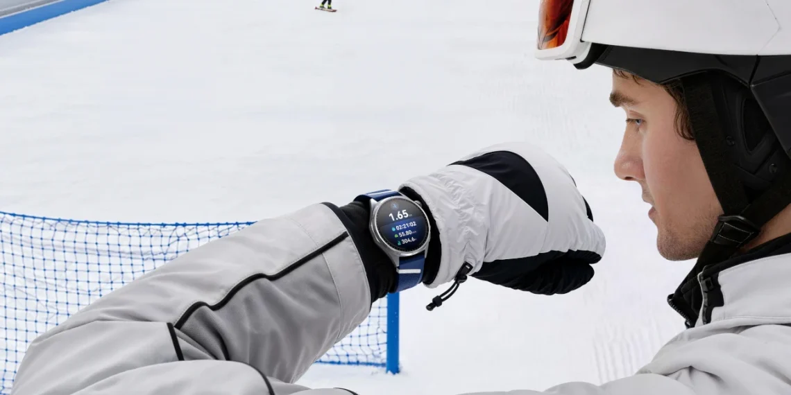 Huawei lance une montre connectée qui suit le ski indoor sans neige réelle