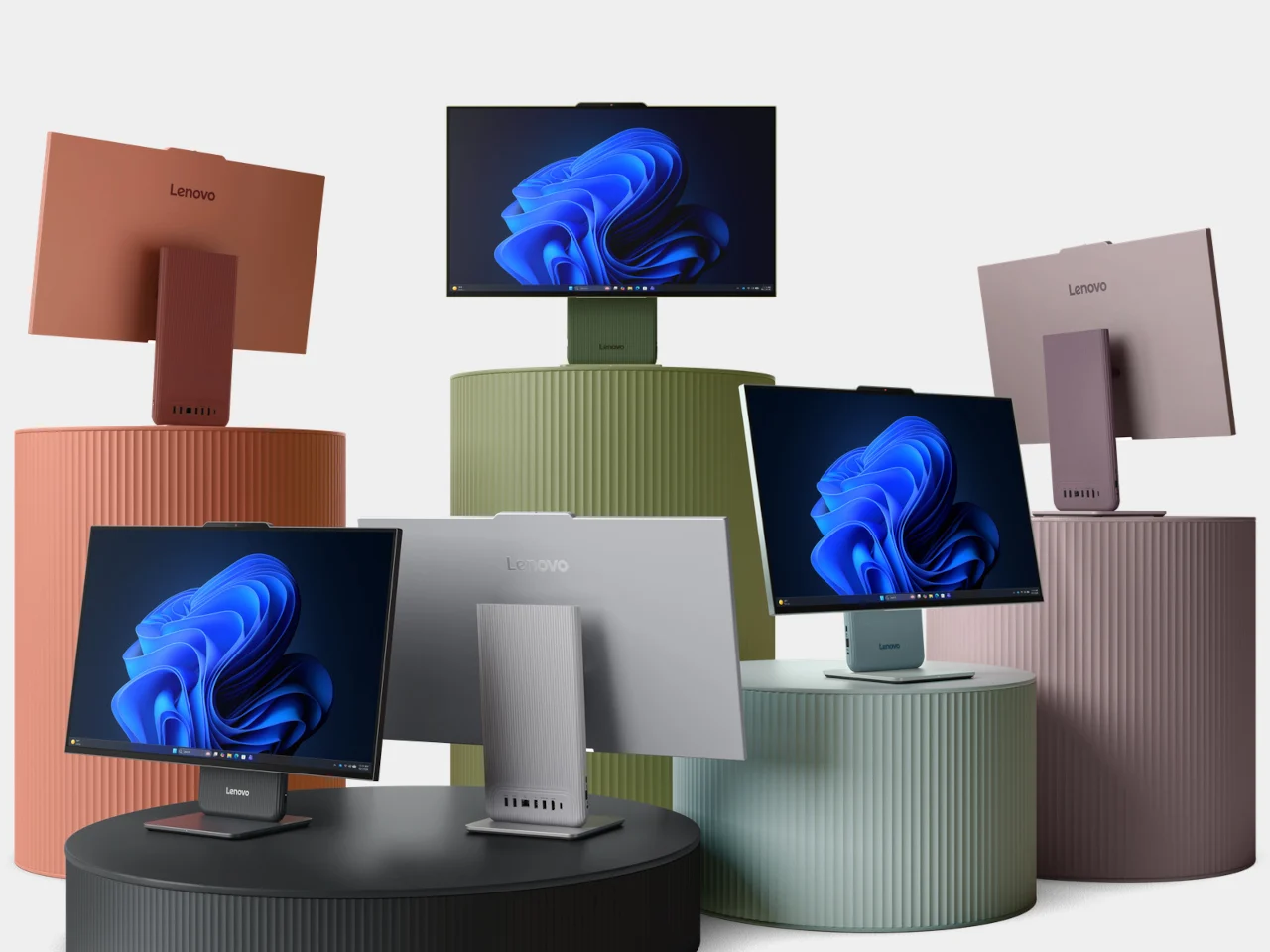Lenovo lance un PC tout-en-un AIO en 6 couleurs pour un bureau plus stylé