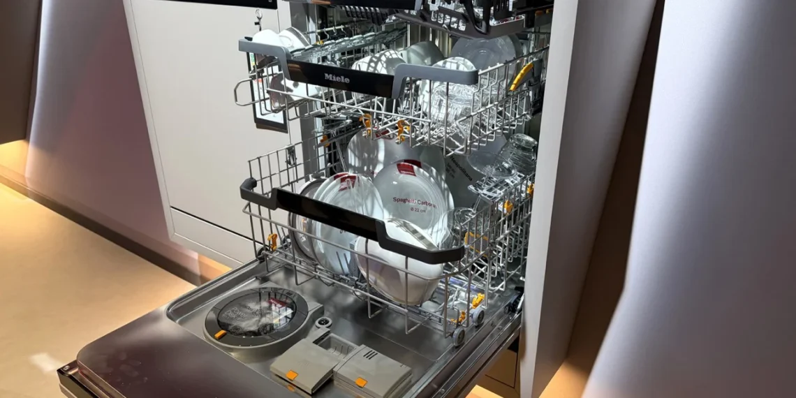 Miele G8 : le lave-vaisselle qui photographie vos assiettes sales et choisit automatiquement le bon cycle