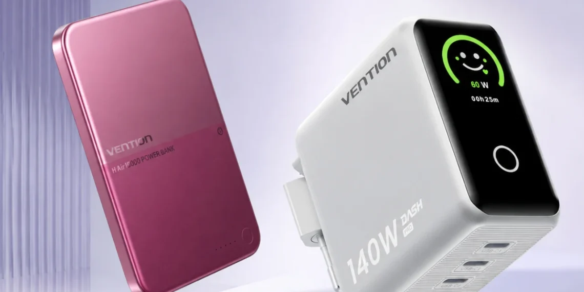 La nouvelle batterie externe Vention au design coucher de soleil, plus élégante que technique - plare. La nouvelle batterie externe Vention au design coucher de soleil, plus élégante que technique